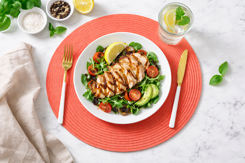 Mata stołowa Bruni POMARAŃCZOWA OKRĄGŁA