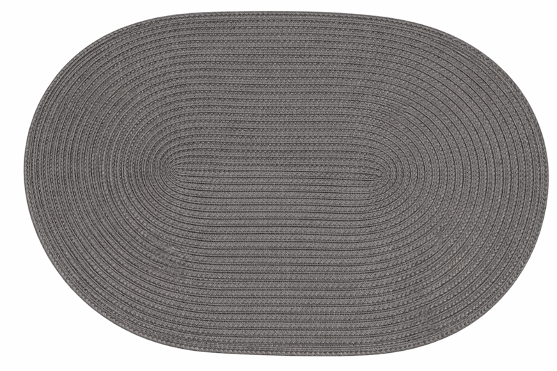 Mata stołowa Bruni SZARA OWALNA