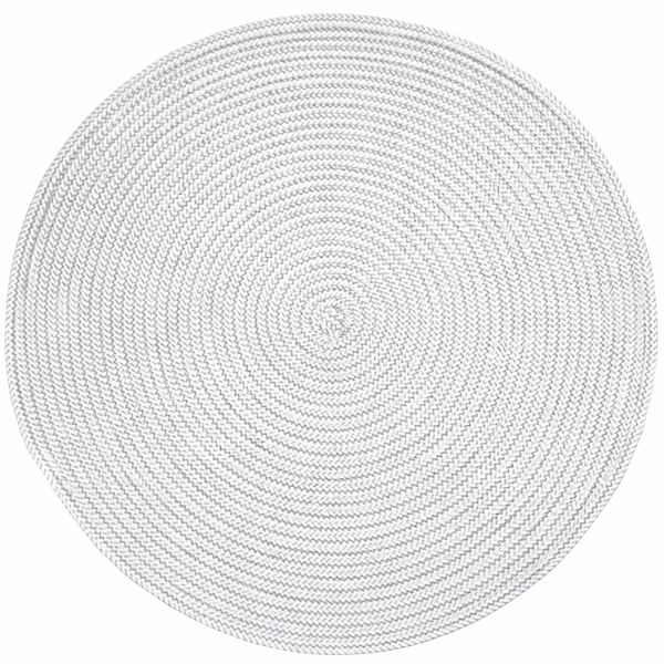 Mata stołowa Bruni SREBRNA OKRĄGŁA