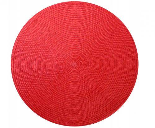 Mata stołowa Bruni CZERWONA OKRĄGŁA