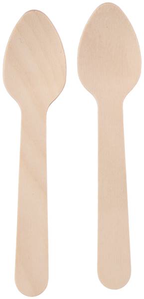 Łyżeczki drewniane 50 sztuk 11cm