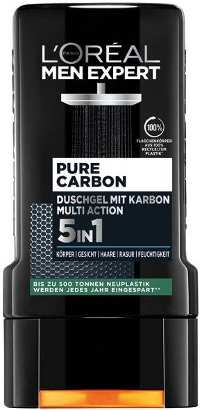 Żel pod prysznic Loreal Men 250ml Carbon Clean