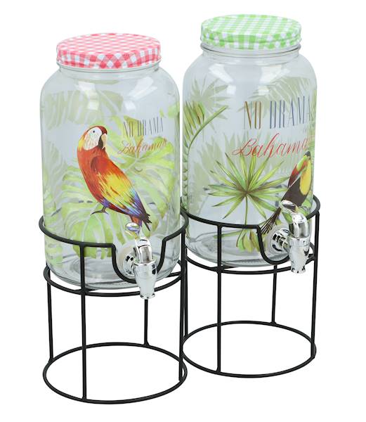 Słój szklany 3 l+ podstawka