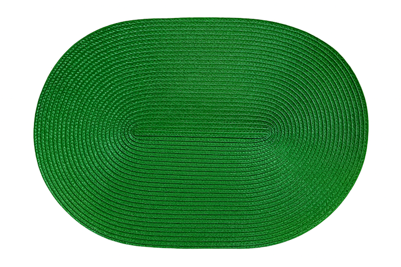Mata stołowa Bruni ZIELONA OWALNA
