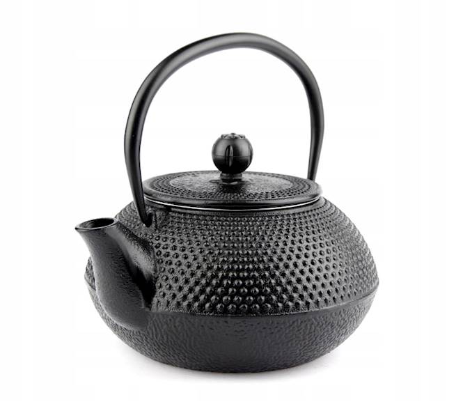 Żeliwny dzbanek 0,8l czarny