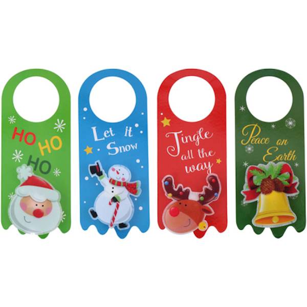 Zawieszka świąteczna na drzwi Xmas LED