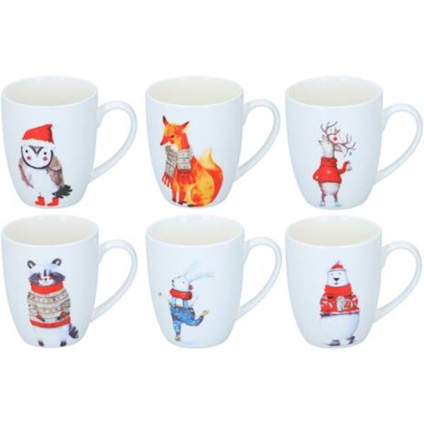 XMAS Kubek świąteczny zwierzęta