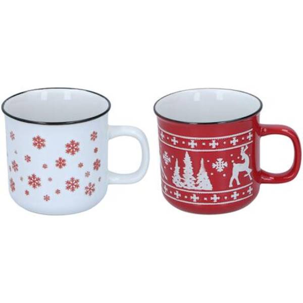 XMAS kubek świąteczny 450ml śnieżka renier