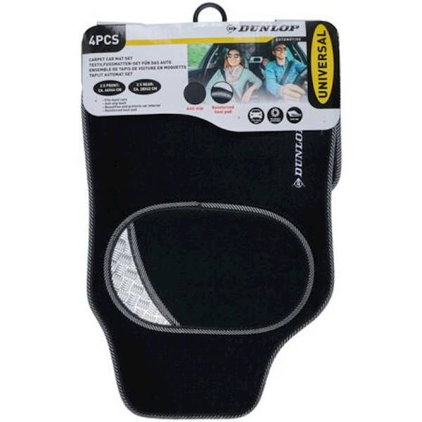Wycieraczki do samochodu Dunlop 4pcs 66x44cm