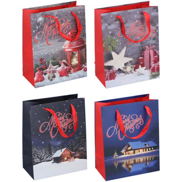 XMAS Torebka na prezenty 25x20