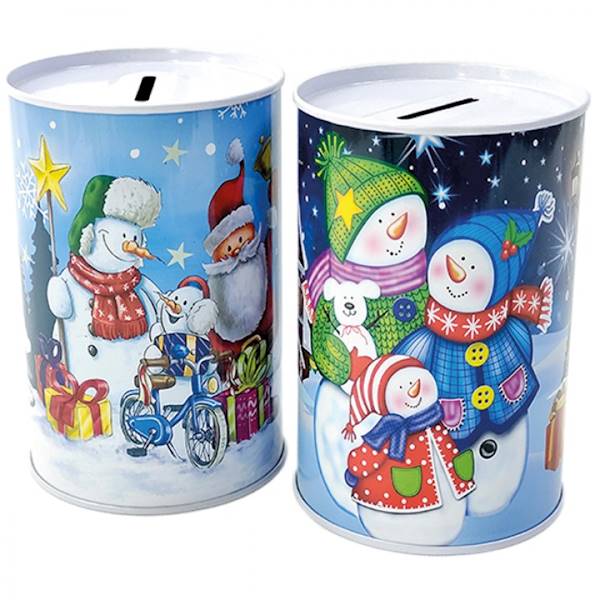 XMAS Skarbonka świąteczna Bałwan 55190