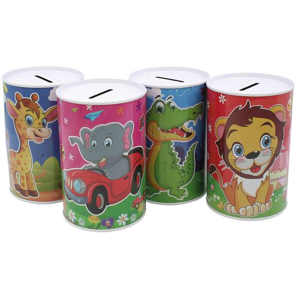 Skarbonka Żyrafa, Słonik, Lew, Krokodyl