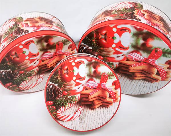 Puszka świąteczna, Ciasteczka, 3 sztuki