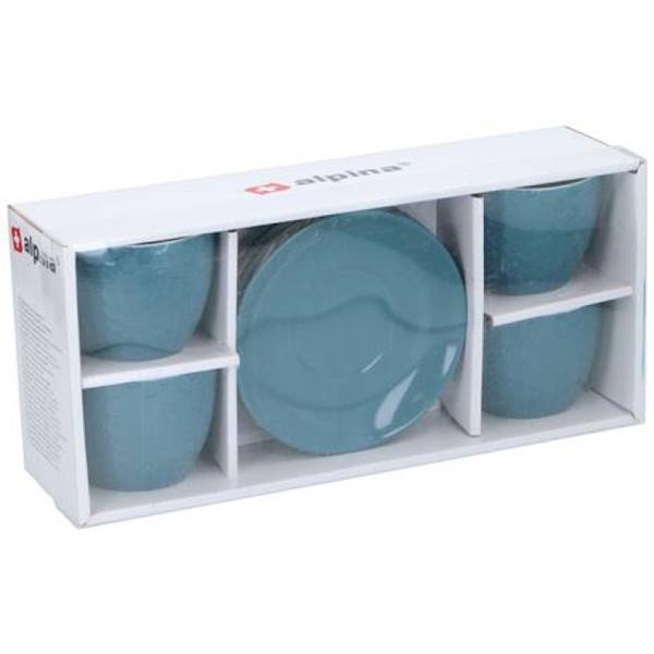 Filiżanki do kawy Cappuccino 4+4, 200ml