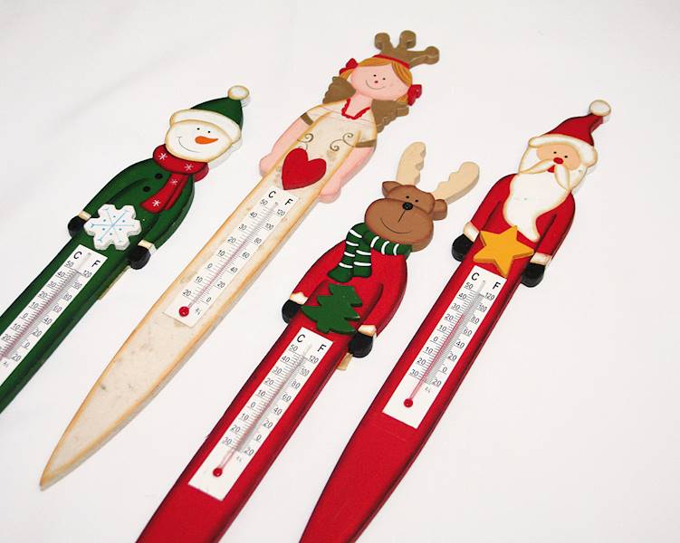 XMAS Termometr świąteczny 28x4,5 cm 65059