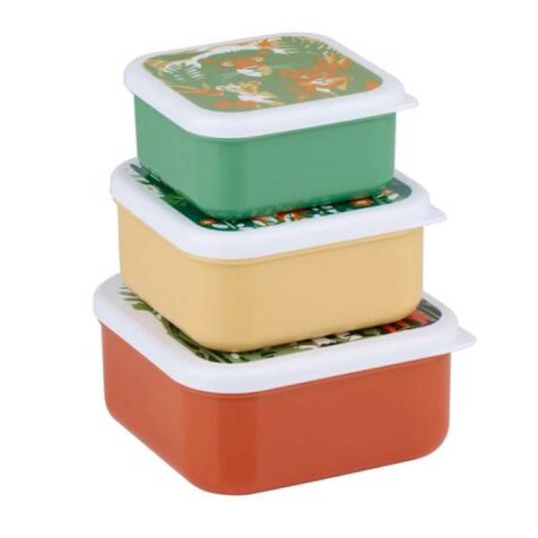 Pudełka śniadaniowe, lunchbox, zestaw 3sztuki