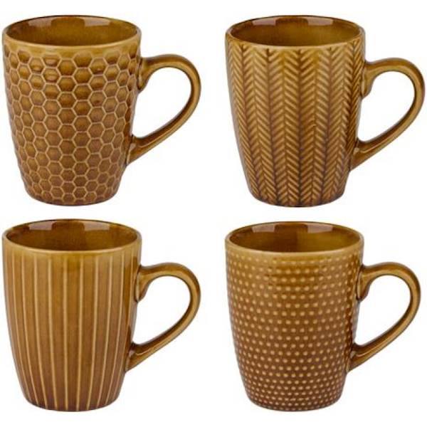 Kubek ceramiczny do kawy, herbaty, OCHRA, 300ml