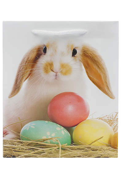 Torebka wielkanocna na prezenty 18x8x23cm