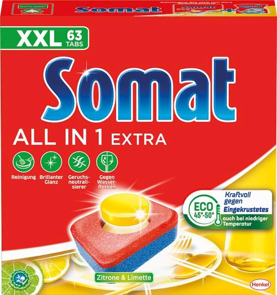 Somat tabletki do zmywarki XXL 63