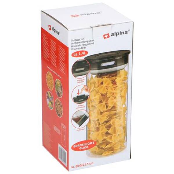 Pojemniki kuchenne Alpina szklane 1400ml