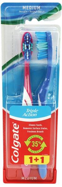 Colgate Triple action szczoteczka do zębów 2 szt