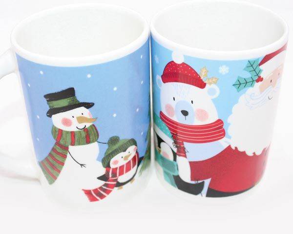 XMAS Kubek Bałwan i miś 15085