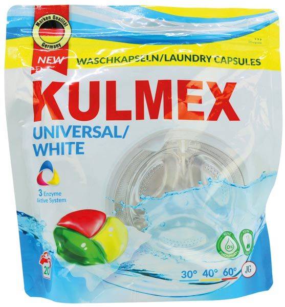 Kapsułki do prania 20 sztuk Universal/White