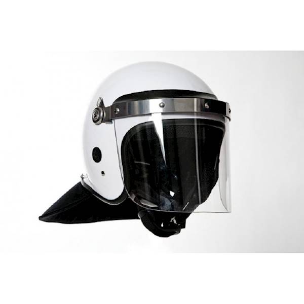 Kask ochronny z osłoną twarzy   