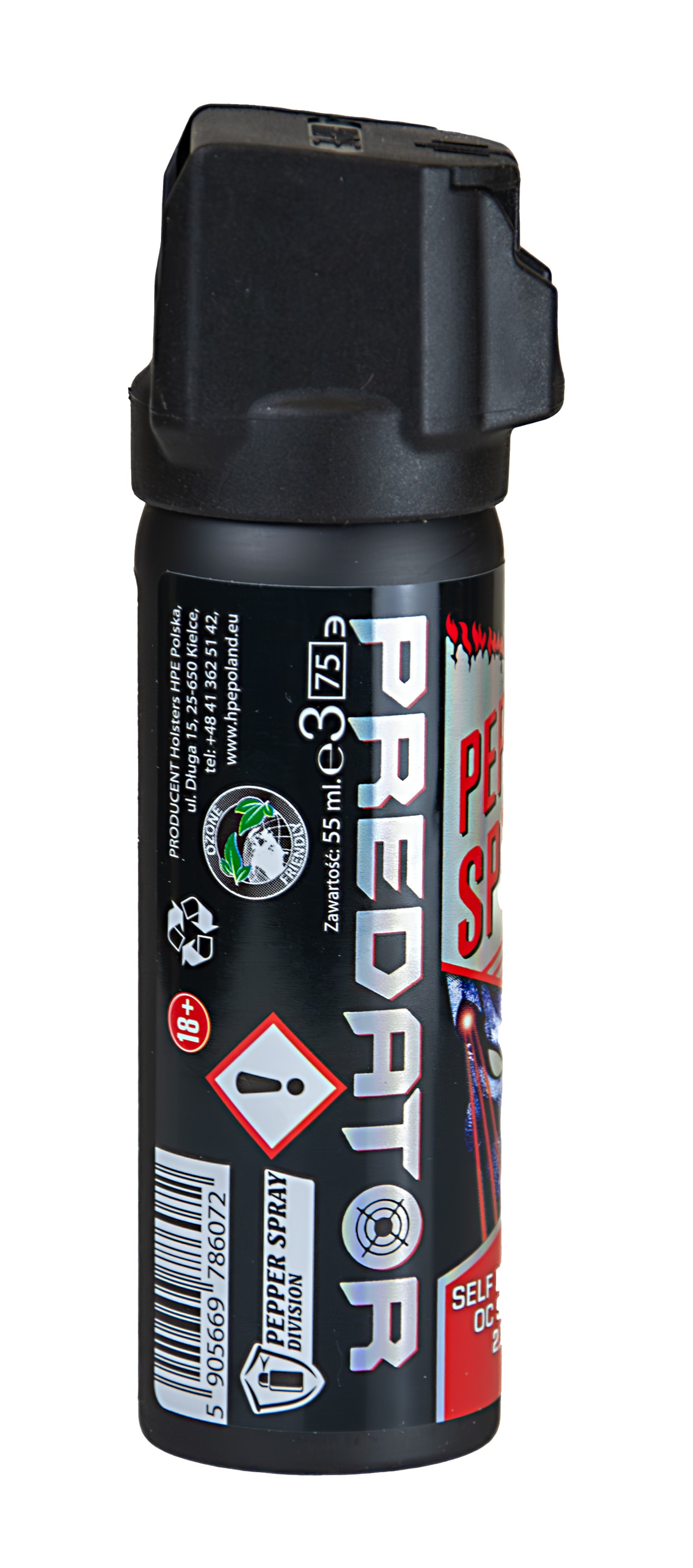 Ręczny Miotacz Pieprzu PREDATOR 75 ml.