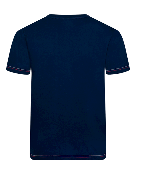 T-shirt 3 Kółka granatowy męski