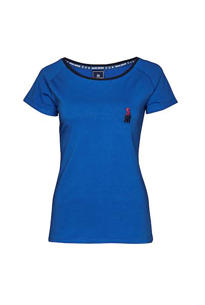 T-shirt Basic Blue damski