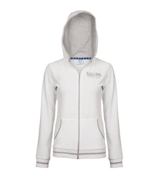 Bluza z kapturem Marina Biała damska