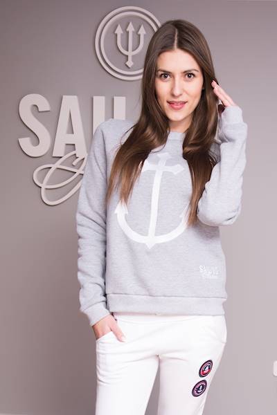 Bluza Kotwica Szara damska