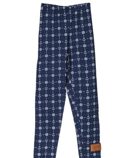 Legginsy Patern Granatowe kids