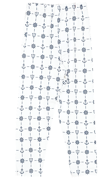 Legginsy Patern Białe kids