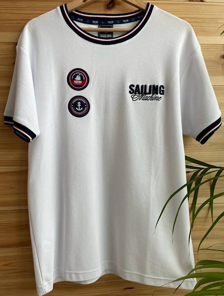 T-shirt Bay Biały męski