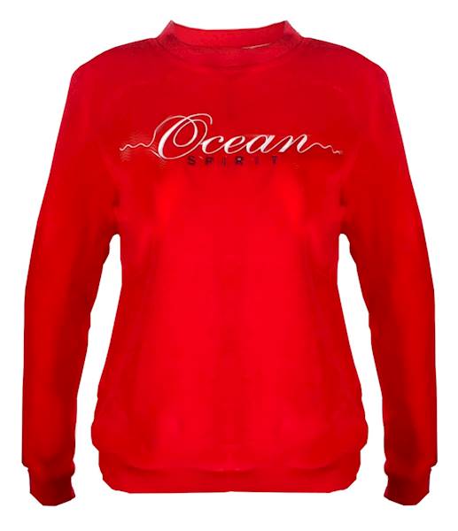 Bluza Duch Oceanu Czerwona damska