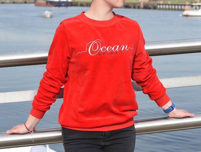 Bluza Duch Oceanu Czerwona damska