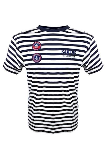 T-shirt w paski męski