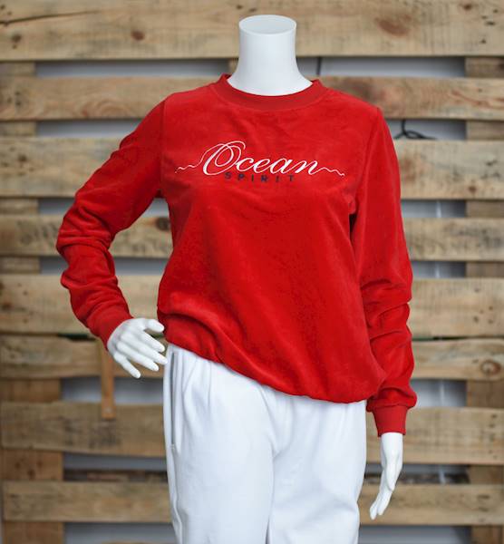 Bluza Duch Oceanu Czerwona damska