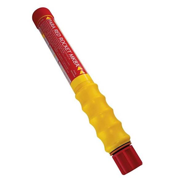 Rakieta spadochronowa czerwona MK8A,SOLAS,EC-MED