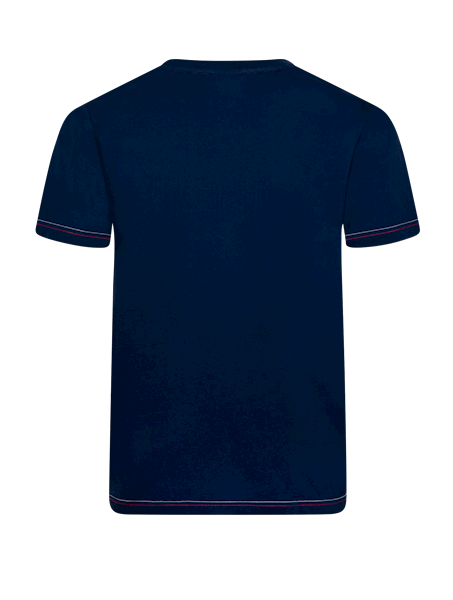 T-shirt Logo Granatowy męski