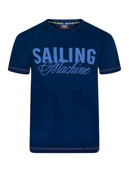 T-shirt Żeglarski ,,Logo'' Granatowy