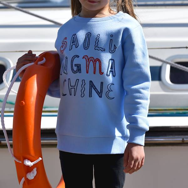 Bluza Sailing Machine Błękitna kids