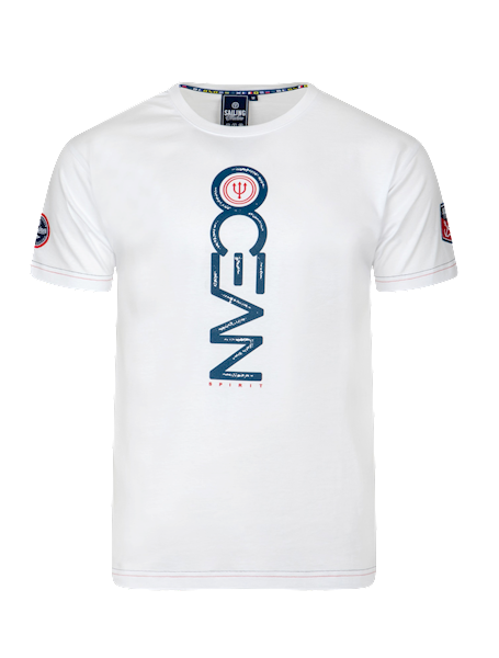 T-shirt Ocean Biały męski