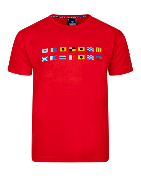 T-shirt Kod Flagowy Czerwony męski