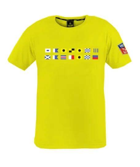 T-shirt Kod Flagowy Musztardowy męski