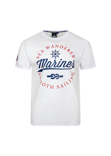 T-shirt Marynarz Biały męski