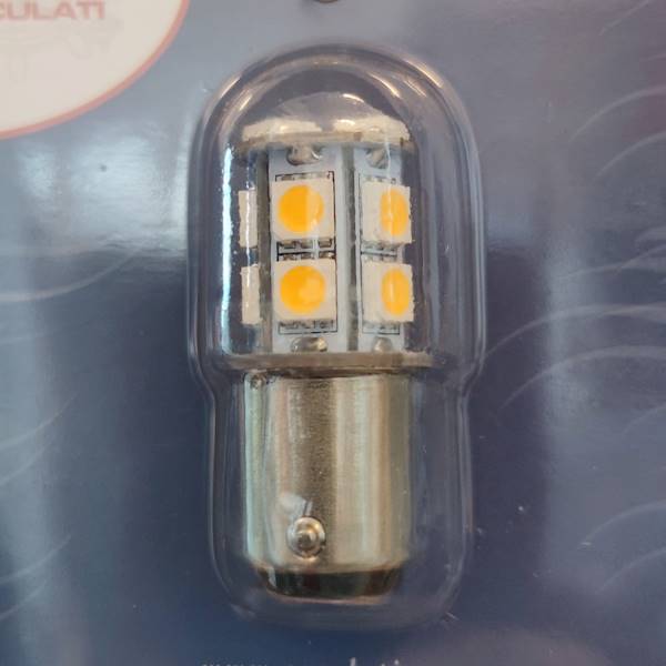 Żarówka BA15D LED 12/24V/2W, wysokość 41 mm