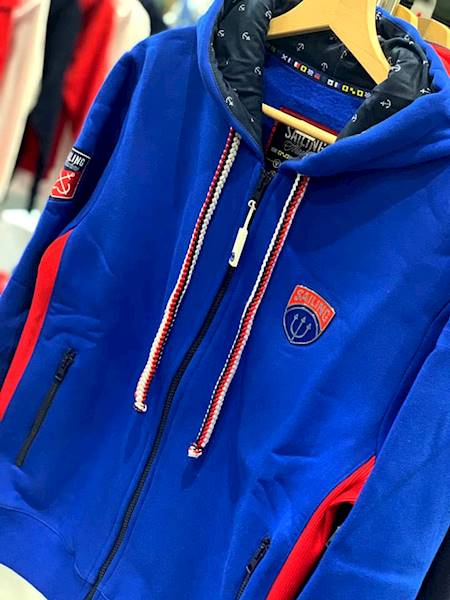 Bluza Emblemat Niebieska damska